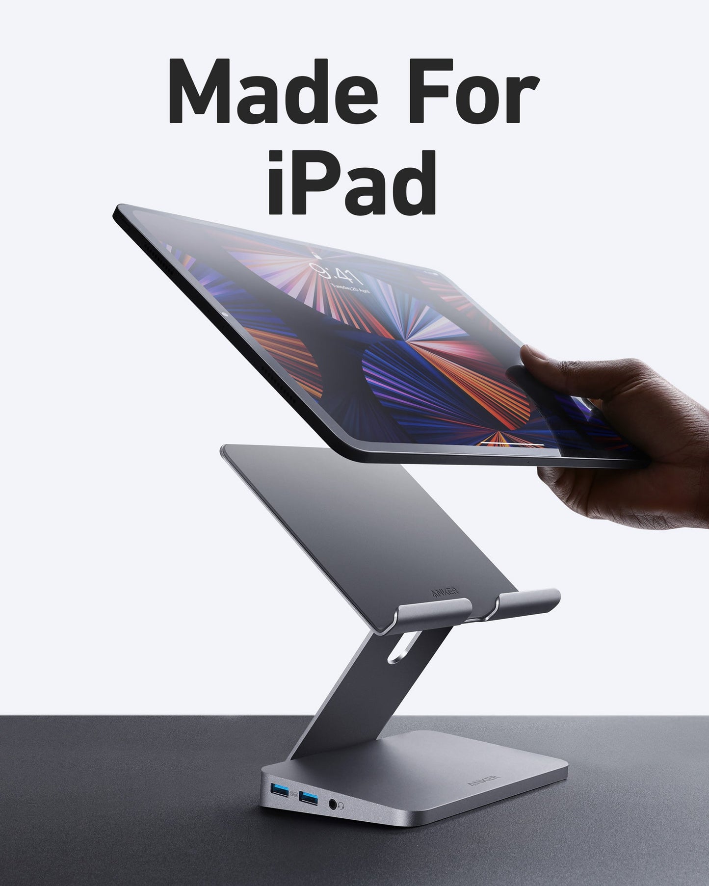 Anker <b>551</b> USB-C Hub (8-in-1, Tablet Stand)
